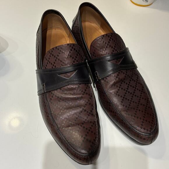 Gucci Brown Leather Hilary Lux Diamante Sz 11 main image 6